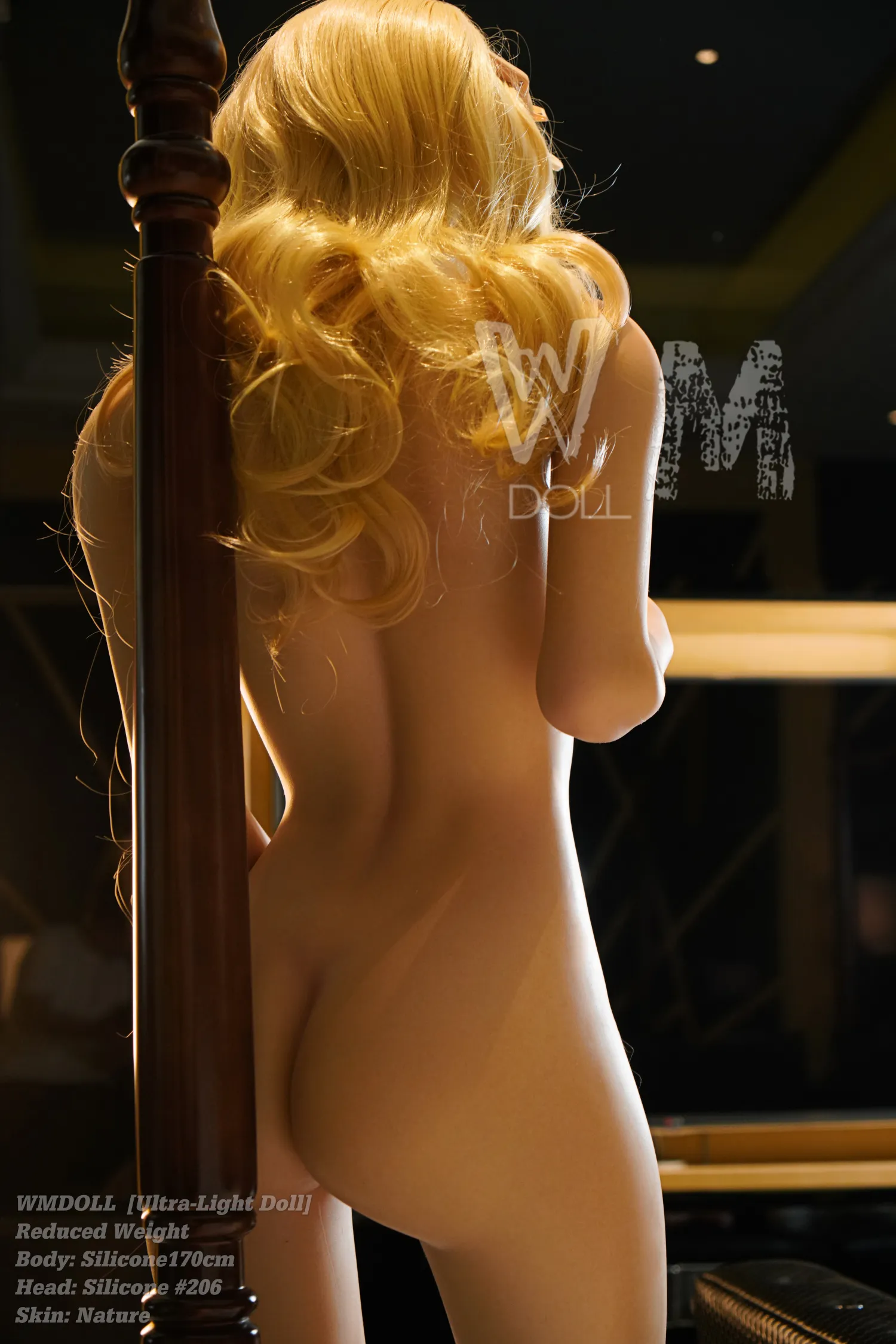 170cm (5ft7) Copa D Silicona Ultra Ligera Silicona Muñeca sexual Cabeza #206